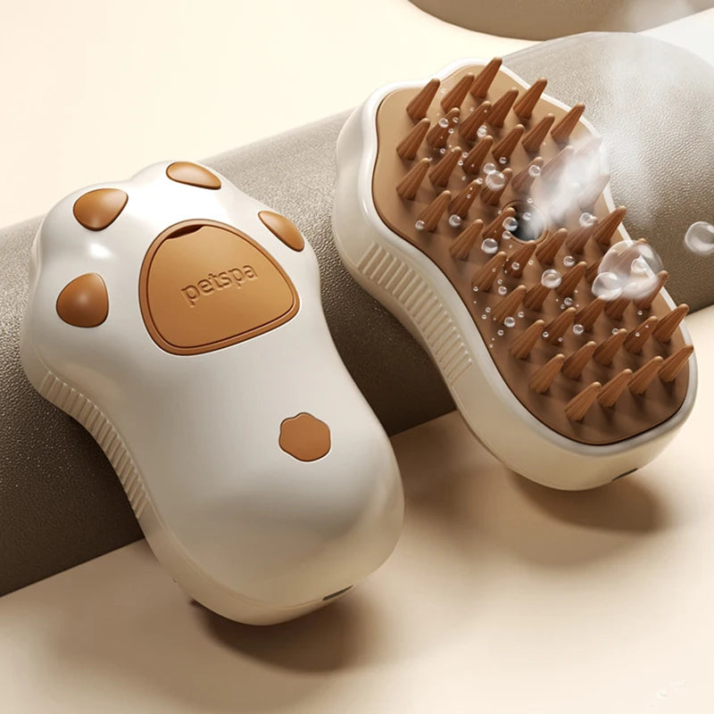 Pente Massageador 3 em 1 - Conforto e Bem-Estar para Seu Pet!