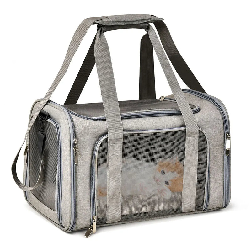 Bolsa de Transporte Premium PETRAVEL - Conforto e Segurança para Seu Pet em Todas as Viagens!