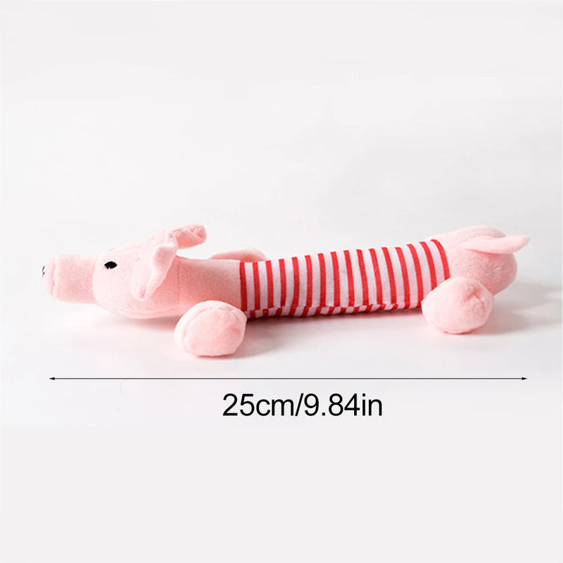 Brinquedo de Pelúcia Squeaky para Cães - Diversão Durável e Estimulante!