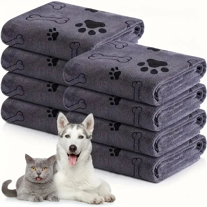 Toalha de Microfibra Super Absorvente – Seca Seu Pet em Segundos!