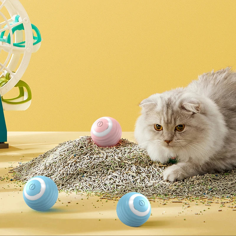 Bola Interativa Inteligente para Gatos - Diversão sem Fim para Seu Felino!
