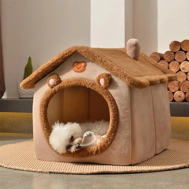 Casinha de Fibra para Gatos e Cachorros de Pequeno Porte - O Refúgio de Conforto que Seu Pet Merece!