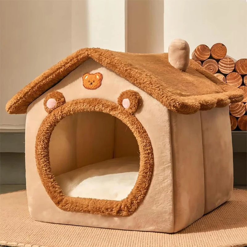 Casinha de Fibra para Gatos e Cachorros de Pequeno Porte - O Refúgio de Conforto que Seu Pet Merece!