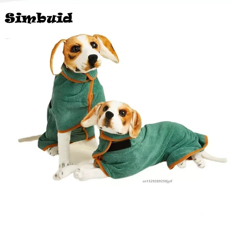Roupão Toalha Absorvente para Pets – Secagem Rápida e Conforto Após o Banho!