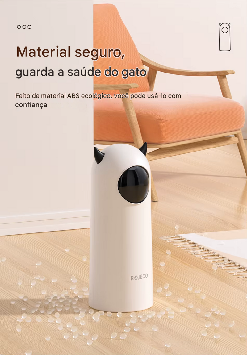 Brinquedo Laser Inteligente ROJECO - Diversão e Estímulo para Seu Gato!