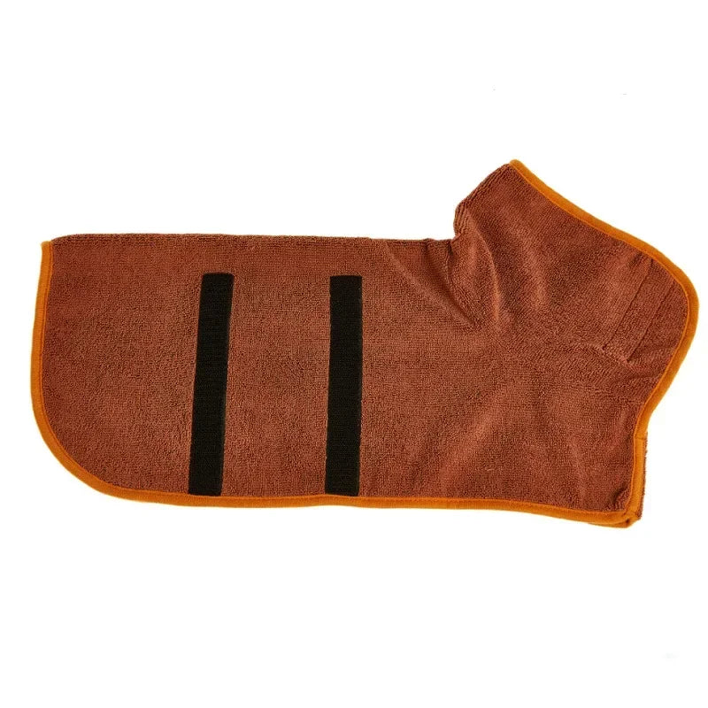 Roupão Toalha Absorvente para Pets – Secagem Rápida e Conforto Após o Banho!