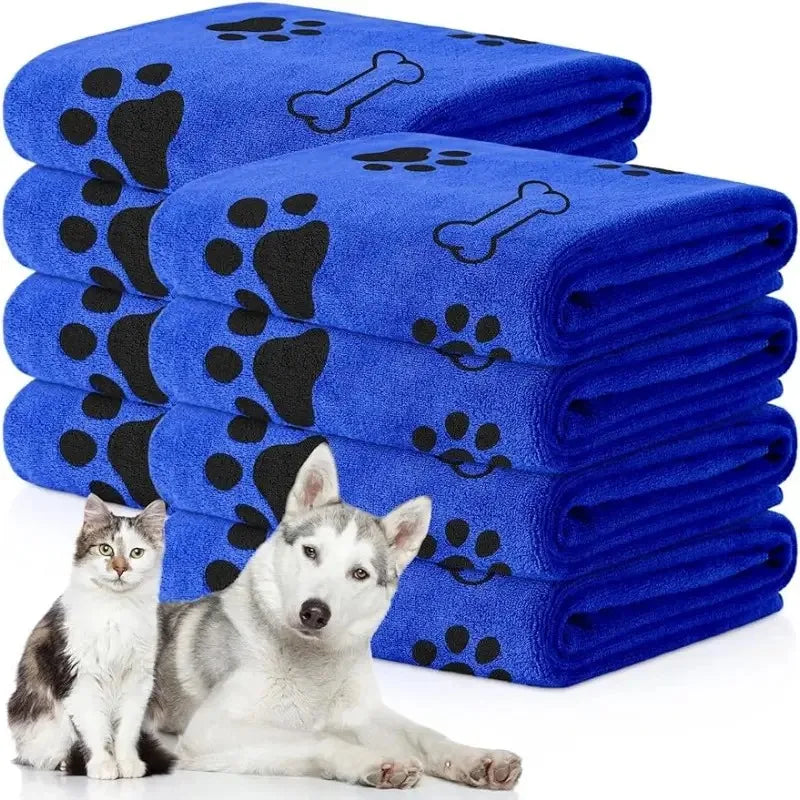 Toalha de Microfibra Super Absorvente – Seca Seu Pet em Segundos!