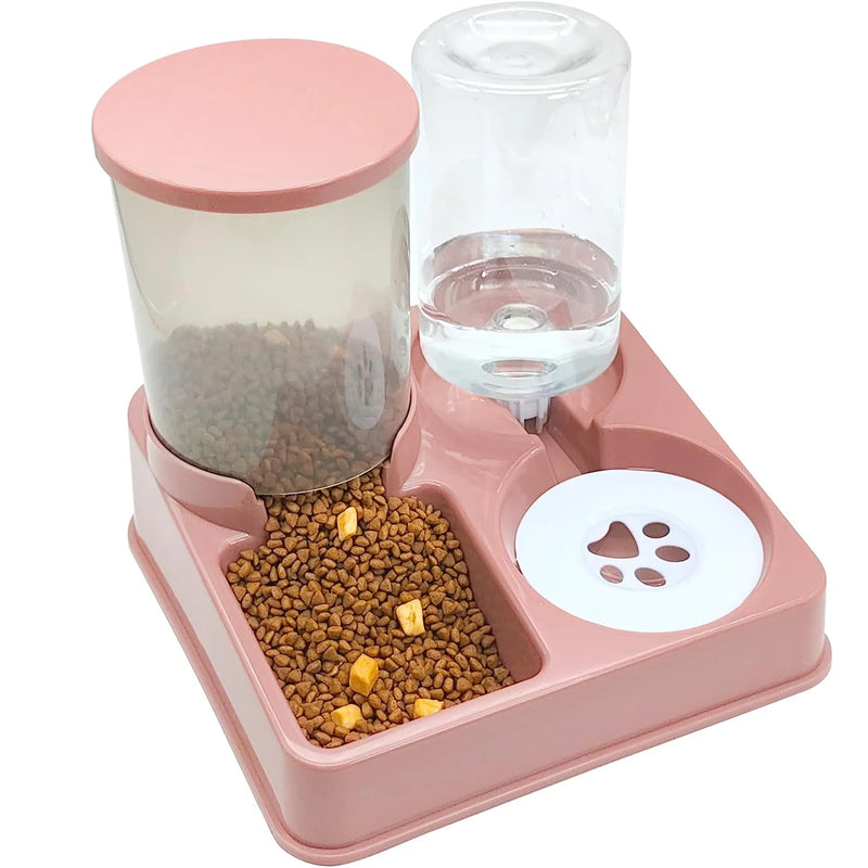 Garrafa Portátil de Água e Ração para Cães e Gatos - Hidratação e Alimentação Segura e Prática Onde Quer que Você Esteja!