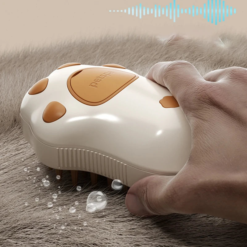 Pente Massageador 3 em 1 - Conforto e Bem-Estar para Seu Pet!