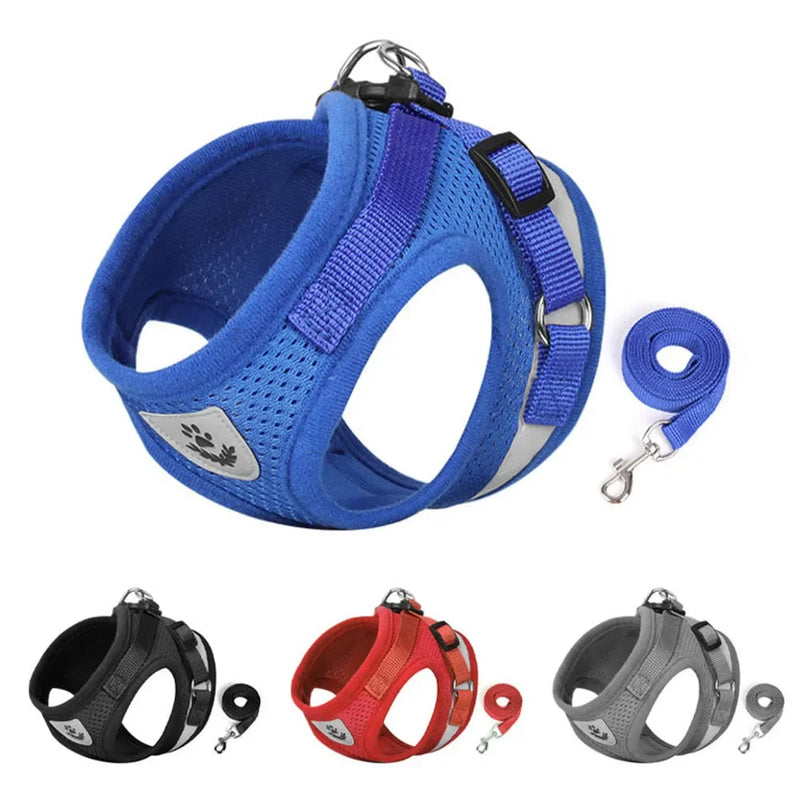 Peitoral com Guia Refletivo e Ajustável – Conforto e Segurança para seu Pet! 🐾✨