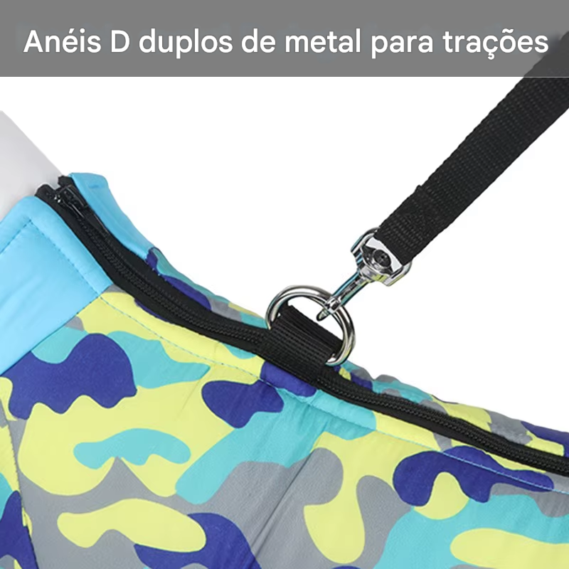 Casaco de Inverno Impermeável para Cães - Estilo, Conforto e Proteção para Seu Melhor Amigo!