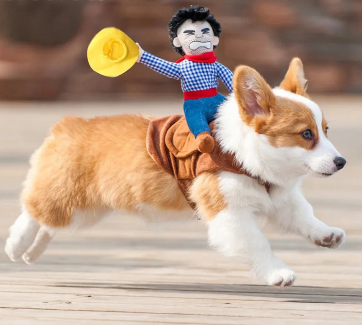 🤠 Fantasia Cowboy para Cachorros – Transforme Seu Pet no Xerife Mais Fofo da Festa!